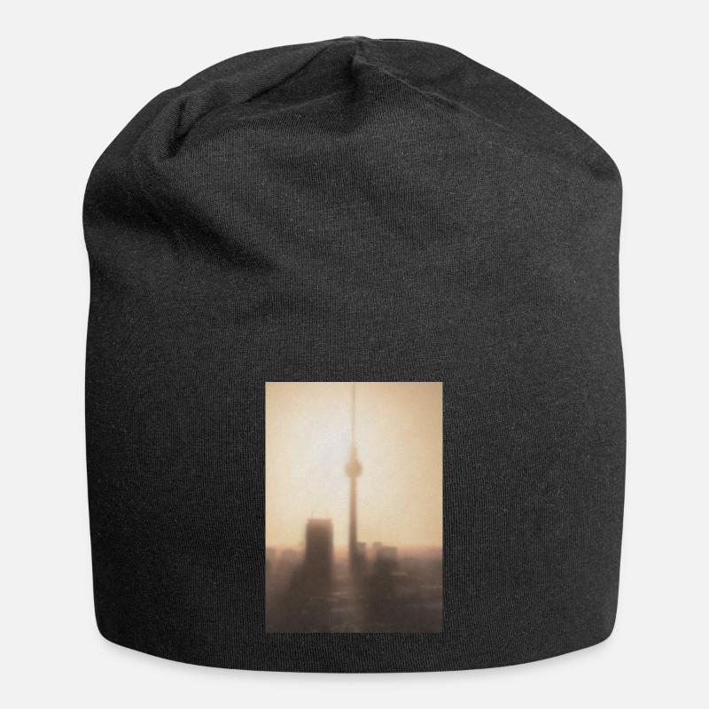 Berlin - Bonnet en jersey - noir