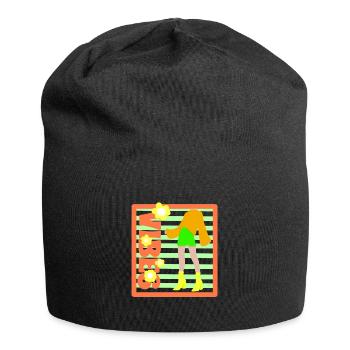 Bonnes ondes positives - Bonnet en jersey - noir - Devant