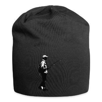 Angler - Funny Angler T-Shirt - Bonnet en jersey - noir - Devant