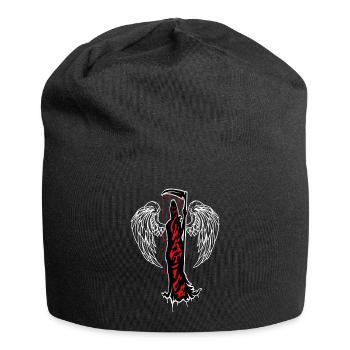 Gerechtigkeit - Jersey-Beanie - Schwarz - Vorne