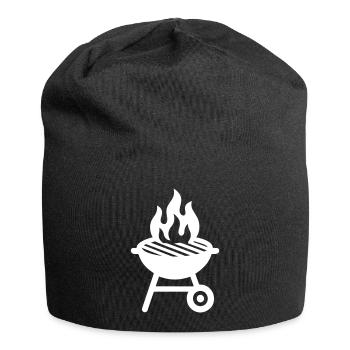 Grill Icon - Jersey Beanie - black - Front