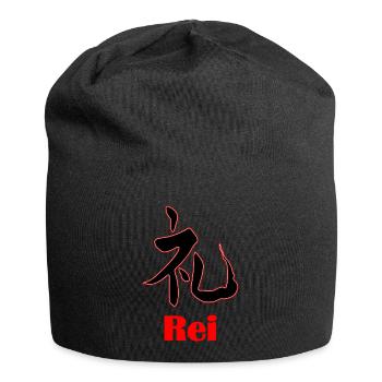 Bushidō Value: Rei – Reverence in Style - Jersey Beanie - black - Front