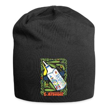 Olivenöl mit gesalzener Butter Toulon - Jersey-Beanie - Schwarz - Vorne