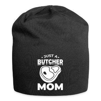 Just a butcher mother - Jersey Beanie - black - Front