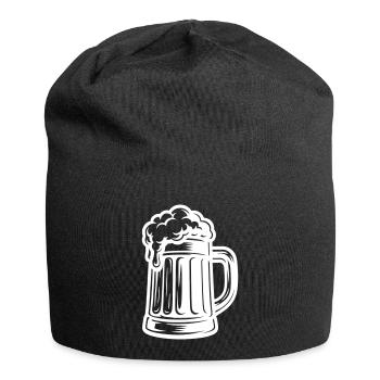 Beer Beer Mug Icon - Jersey Beanie - black - Front