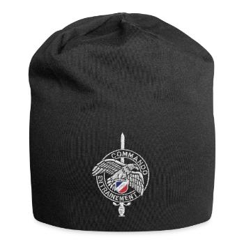 Special Forces Commando Abzeichen Frankreich Grafik - Jersey-Beanie - Schwarz - Vorne