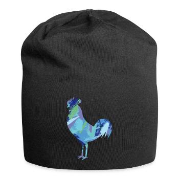 Abstract Watercolor Faucet - Jersey Beanie - black - Front