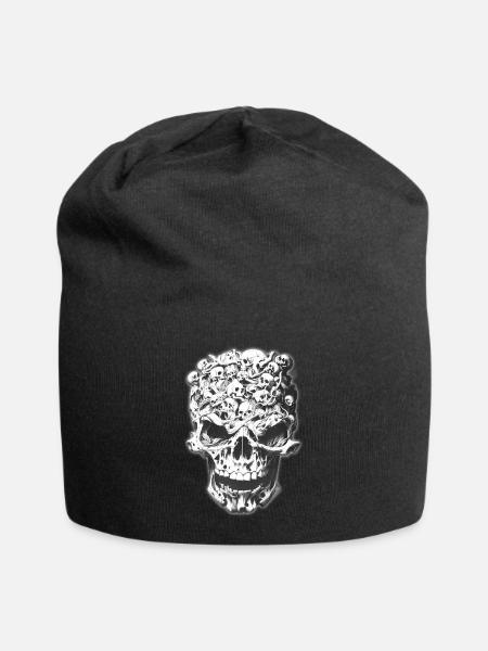Crâne de crânes - Bonnet en jersey - noir