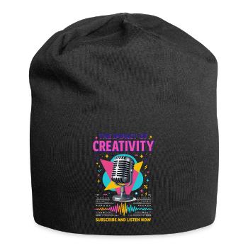 The power of creativity - Jersey Beanie - black - Front
