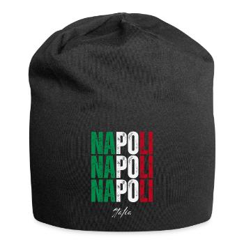 Naples Italy, souvenir of Naples - Jersey Beanie - black - Front