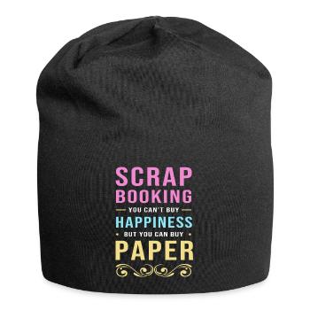 Album de scrapbooking - Bonnet en jersey - noir - Devant