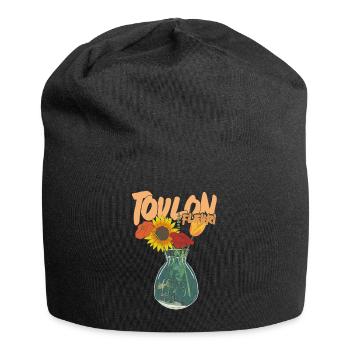 Toulon Fleuri Vase fleurs petiteToulon - Bonnet en jersey - noir - Devant