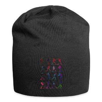 Baseballspieler #baseball #sport - Jersey-Beanie - Schwarz - Vorne