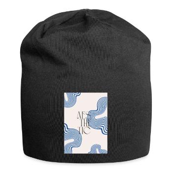 Aesthetic - Jersey Beanie - black - Front