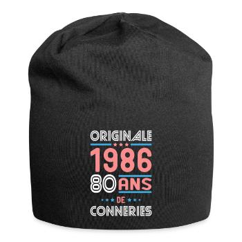 Originale – 1986 – 40 ans de conneries - Bonnet en jersey - noir - Devant