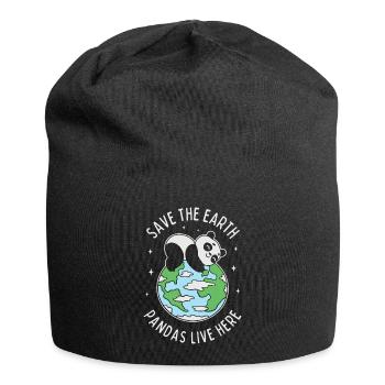 Save The Earth Pandas Live Here - Jersey Beanie - black - Front