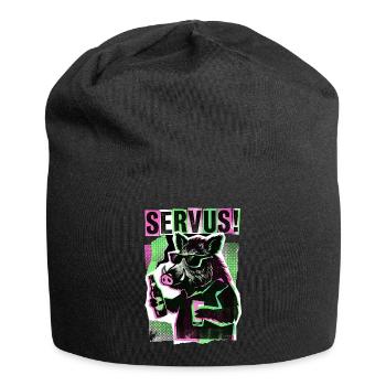 Servus Wild Boar Beer - Jersey Beanie - black - Front