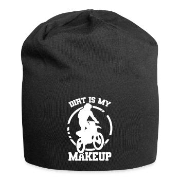 Dreck ist mein Make up - Jersey-Beanie - Schwarz - Vorne