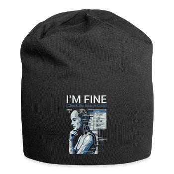 Check The Source Code - Jersey Beanie - black - Front