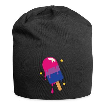 Mois de la fierté LGBTQ - Bisexuel - Bonnet en jersey - noir - Devant
