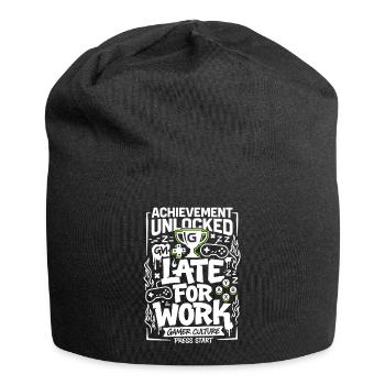 Achievement Unlocked Gamer Life - Jersey Beanie - black - Front