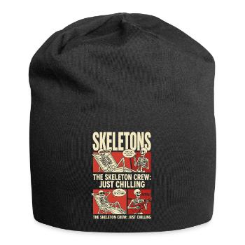 Skeleton Crew Just Chilling - Jersey Beanie - black - Front
