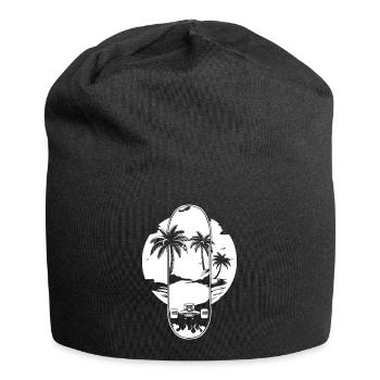 Graphismes du skateboard - Bonnet en jersey - noir - Devant