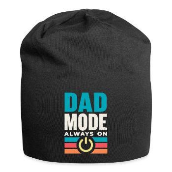 Mode papa toujours activé - Bonnet en jersey - noir - Devant