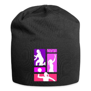 Handball Joueur de handball Entraîneur de handball Don de fan - Bonnet en jersey - noir - Devant