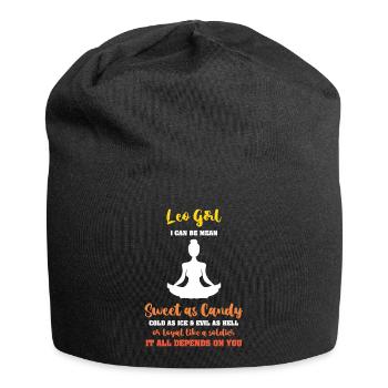 Zodiac sign Leo - Jersey Beanie - black - Front