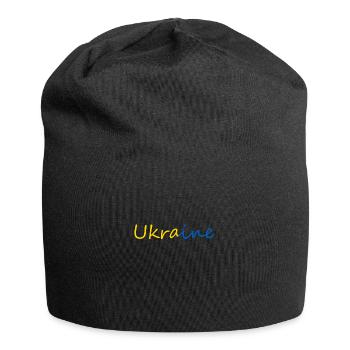 Ukraine - Jersey-Beanie - Schwarz - Vorne