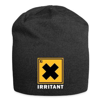 SIGNAL D'AVERTISSEMENT IRRITANT - Bonnet en jersey - charbon - Devant