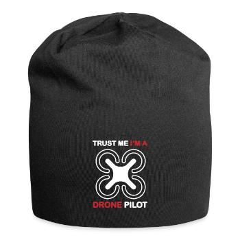 Drone Pilot Funny - Jersey Beanie - black - Front