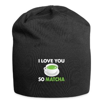 Love You So Matcha Thé - Bonnet en jersey - noir - Devant