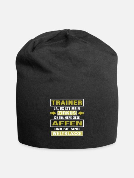 trainer coach mannschaftssportart trainerschein - Jersey-Beanie - Schwarz