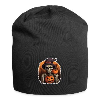 Skeleton Halloween - Jersey Beanie - black - Front