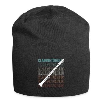 Clarinetoholic Funny Clarinet Player - Jersey-Beanie - Anthrazit - Vorne