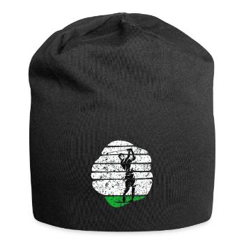 Golf voiturette de golf Golf sur terrain de golf - Bonnet en jersey - noir - Devant
