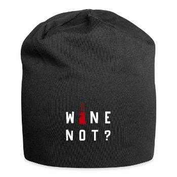 I Make Pour Decisions Wine Glass - Jersey-Beanie - Schwarz - Vorne