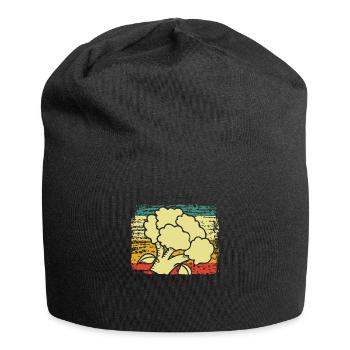 Brokkoli - Jersey-Beanie - Schwarz - Vorne