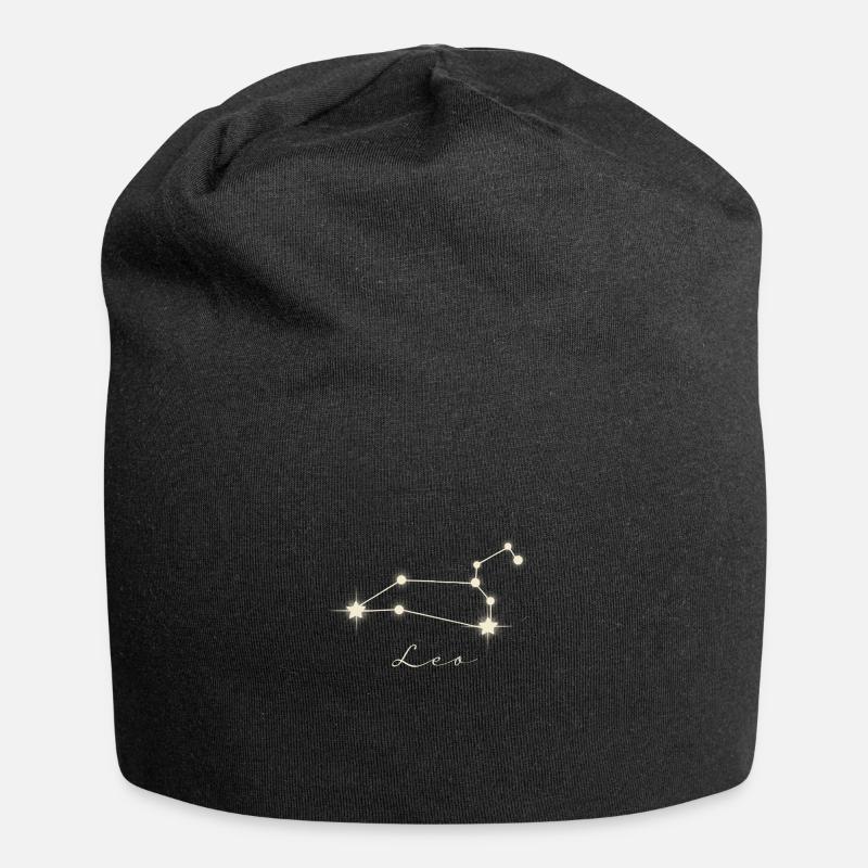 Zodiac Leo - Bonnet en jersey - noir