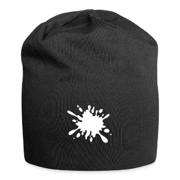 Klecks - Jersey-Beanie - Schwarz - Vorne