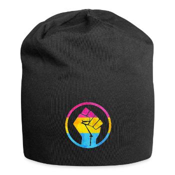 Fist Flag out Pansexual - Bonnet en jersey - noir - Devant
