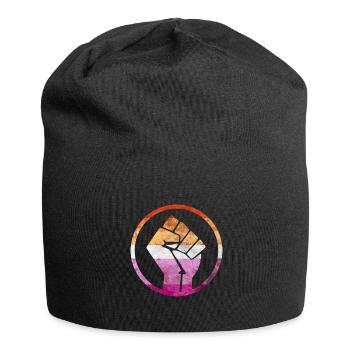 Fist Flag out lesbienne - Bonnet en jersey - noir - Devant