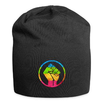 Fist Flag out Panromantic - Bonnet en jersey - noir - Devant