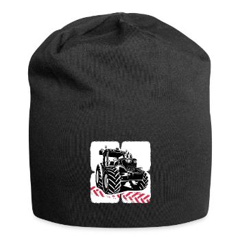 Tractor Tractor Driver Tractor Tires - Jersey Beanie - black - Front