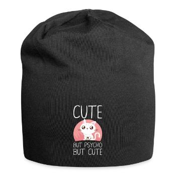 Mignon mais psychopathe mais mignon - Bonnet en jersey - noir - Devant