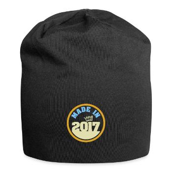 Made in 2017 - Jersey-Beanie - Schwarz - Vorne