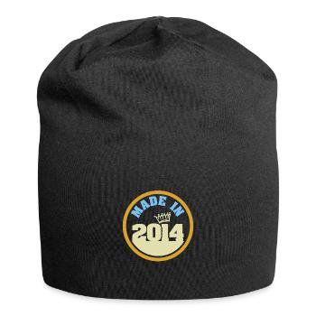 Made in 2014 - Jersey-Beanie - Schwarz - Vorne