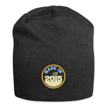 Made in 2015 - Jersey-Beanie - Anthrazit - Vorne